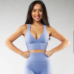 Buffbunny Alpha Sports Bra - Rain Water Blue in Size L